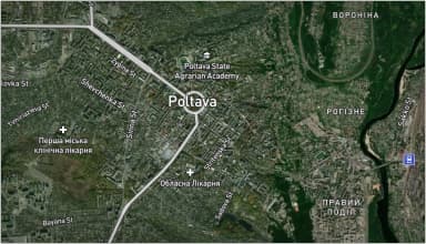 Готель Міміно на карті GoogleMaps